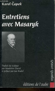 Entretiens avec Masaryk - Collection regards croisés.