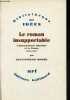 "Le roman insupportable - L'Internationale littéraire et la France (1920-1932) - Collection "" Bibliothèque des Idées "".". Morel Jean-Pierre