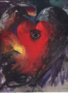 Jim Dine trembling for color.