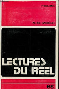 "Lectures du réel - Collection ""problèmes n°8 ""."