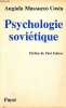 "Psychologie soviétique - Collection "" Bibliothèque scientifique "".". Massucco Costa Angiola