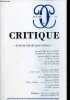 Critique n°672 mai 2003 - L'art de lire de Jean Bollack - Interprétation et poésie critiques, Pierre Judet de la Combe - la lettre et le sens , ...