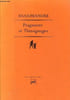"Fragments et t&eacute;moignages - Collection "" &eacute;pim&eacute;th&eacute;e essais philosophiques"".". Anaximandre