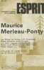 Esprit n°6 juin 1982 - Maurice Merleau-Ponty - Au delà de l'humanisme et du marxisme - critique de l'humanisme vertueux - d'un doute à l'autre - le ...