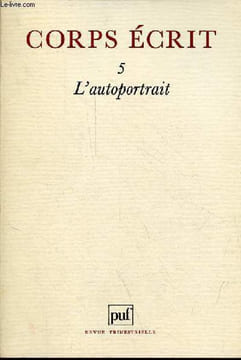 Corps écrit n°5 1983 - L'autoportrait - L'écriture de soi - trois portraits de l'artiste - un vrai marquis - de la roue à la rose - physicalité, suite ...