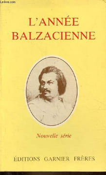 L'Année balzacienne 1982 nouvelle série n°3 - Nouveaux documents sur l'affaire Peytel la genèse d'une erreur judiciaire - Balzac et Lamartine - Balzac ...