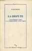 "La dispute - Une introduction à la philosophie analytique - Collection "" Paradoxe "".". Engel Pascal