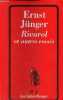 "Rivarol et autres essais - Collection "" les cahiers rouges n°266 "".". Jünger Ernst