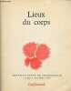 Nouvelle revue de psychanalyse n°3 printemps 1971 - Lieux du corps - Recension du corps - notre corps ou le présent d'une illusion - le corps et le ...