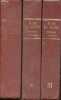 Oeuvres choisies - Tome 1 + 2 + 3 (3 volumes).. Kim il Sung