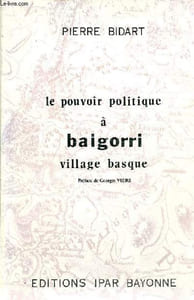 Le pouvoir politique à Baigorri village basque.