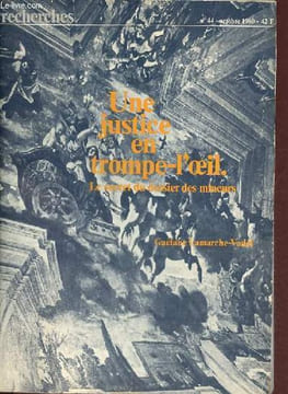 Recherches n°44 octobre 1980 - Une justice en trompe-l'oeil le secret du dossier des mineurs - Les dossiers : constitution, circulations secret de ...