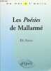 "Les poésies de Mallarmé - Collection "" du mot à l'oeuvre "".". Benoit Eric