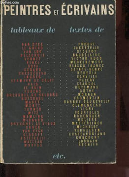 Peintres et écrivains - 50 textes inspirés par 50 tableaux de Maîtres.. Bornecque Jacques-Henry