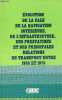 Evolution de la cale de la navigation intérieure, de l'infrastructure, des prestations et des principales relations de transport entre 1955 et 1975.. ...