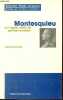 Montesquieu ou l'ingrate réalité du quotidien bordelais - Collection Passés Composés.. Cadilhon François