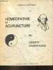 Homéopathie et acupuncture en odonto-stomatologie.. Meuris J. & Montbesson R.