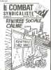 Le combat syndicaliste n°72 octobre 1987 - P.T.T. - temps de travail - interdiction professionnelle - minimum garanti - kanaky - poujadisme.. ...