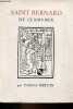 "Saint Bernard de Clairvaux "" le dernier des pères "" - Tradition monastique collection de spiritualité monastique.". Merton Thomas