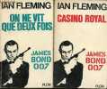 Lot de 2 livres James Bond 007 : on ne vit que deux fois + casino royal.. Fleming Ian