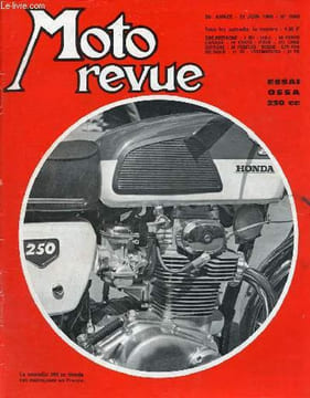Moto revue n°1888 22 juin 1968 - Championnat du monde de moto-cross a Holice - deux opinions de lecteurs sur les 125 morini corsaro - résultats des ...