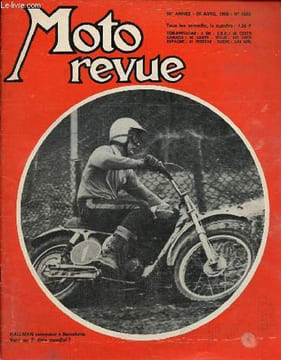 Moto revue n°1882 20 avril 1968 - Ce qui s'est passé dimanche - infos vitesse - inauguration à Bedarieux - Trial de Buc - 8e critérium international ...