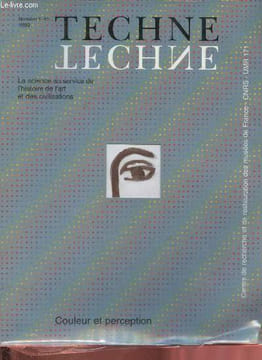 Technie n°9-10 1999 - La science au service de l'histoire de l'art et des civilisations - couleur et perception.. Collectif