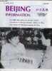 Beijing Information n°23 6 juin 1983 - France la loi de progammation militaire - où iront les troupes palestiniennes ? - les Etats-Unis pressés de ...