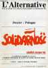 L'Alternative n°7 novembre-décembre 1980 - Dossier : Pologne solidarnosc gdansk sierpien '80.. Collectif