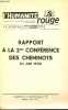 Rapport de la 2me conférence des cheminots (21 juin 1970) - Supplément à l'Humanité Rouge n°68 spécial août 1970.. Collectif