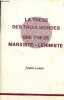 La thèse des trois mondes - une thèse marxiste-léniniste.. Lancier Jacques