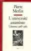 L'université assassinée - Vincennes : 1968-1980 - Essai.. Merlin Pierre