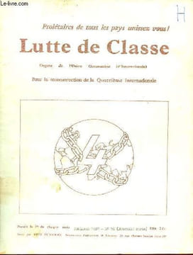 Lutte de classe/Class Struggle n°10 (nouvelle série) décembre 1967 - Voix ouvrière est hebdomadaire - tactiques et role social des syndicats en France ...