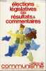 Cahiers du communisme 1981 - Elections l&eacute;gislatives 1981 r&eacute;sultats & commentaires.. Collectif