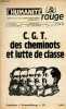 C.G.T. des cheminots et lutte de classe - Supplément à l'Humanité Rouge n°131.. Collectif