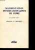 Manifestation internationaliste de Rome 23 janvier 1977 discours et messages.. Collectif