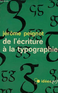 De l'écriture à la typographie - Collection idées n°126.