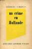 Un crime en Hollande.. Simenon Georges