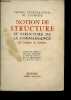 XXe semaine de synthèse notion de structure et structure de la connaissance 18-27 avril 1956.. Centre international de synthèse