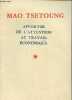 Apporter de l'attention au travail économique (20 août 1933).. Tsetoung Mao