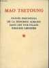 Points essentiels de la reforme agraire dans les nouvelles regions liberees (15 février 1948).. Tsetoung Mao