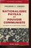 "Nationalisme paysan et pouvoir communiste - les débuts de la révolution chinoise (1937-1945) - Collection "" bibliothèque historique "".". Johnson ...