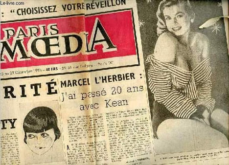 Paris Comoedia n°47 2e année du 23 au 29 déc.1953 - La vérité sur Maud Loty - Marcel l'Herbier : j'ai passé 20 ans avec Kean - droles de bobines par ...