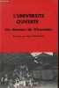 L'Université ouverte : les dossiers de Vincennes.. Debeauvais Michel