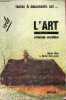 Textes & documents sur l'art anthologie analytique.. Blain Michel & Bel-Lassen Michel