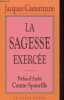 La sagesse exercée.. Castermane Jacques