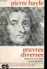 Oeuvres diverses - Collection les classiques du peuple.. Bayle Pierre