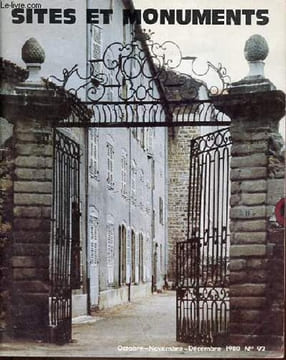 Sites et monuments n°92 oct.-nov.déc. 1980 - Libres propos - grand prix national du patrimoine - un jugement du conseil d'état favorable aux ...