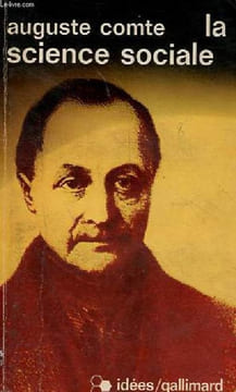 La science sociale - Collection idées n°261.. Comte Auguste