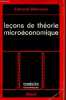 Leçons de théorie microéconomique - Collection modules économiques.. Malinvaud Edmond